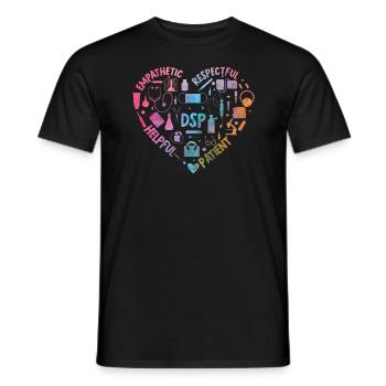 DSP Direct support Professional DSP Nurse - Männer T-Shirt - Schwarz - Vorne - AI Model Male 178 light (178cm)