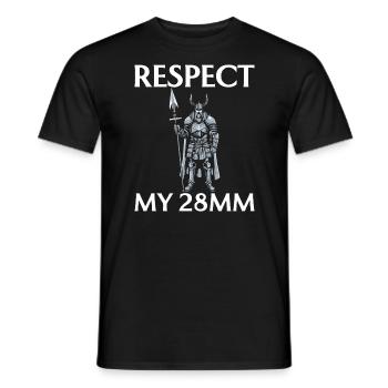 Miniaturmalerei miniature Painting - Männer T-Shirt - Schwarz - Vorne - AI Model Male 178 light (178cm)