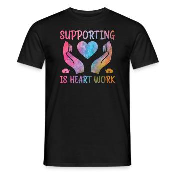DSP Direct support Professional DSP Nurse - Männer T-Shirt - Schwarz - Vorne - AI Model Male 178 light (178cm)