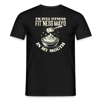 Mayo Lover mayonnaise - Men's T-Shirt - black - Front - AI Model Male 178 light (178cm)
