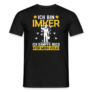 Imker Geschenke Bienenzüchter Spruch - Männer T-Shirt - Schwarz - Vorne - AI Model Male 178 light (178cm)
