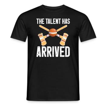 Croquet - Männer T-Shirt - Schwarz - Vorne - AI Model Male 178 light (178cm)
