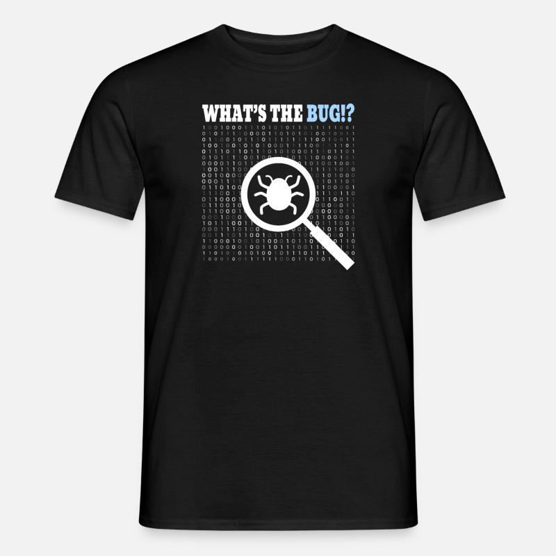 Coding Programmer Coder - Männer T-Shirt - Schwarz