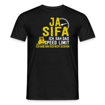 Forklift Driver Warehouse Operator Forklift Driver - Men's T-Shirt - black - Front - AI Model Male 178 light (178cm)