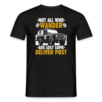 Rural Postal Provider - Men's T-Shirt - black - Front - AI Model Male 178 light (178cm)