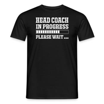 Assistant coach - Männer T-Shirt - Schwarz - Vorne - AI Model Male 178 light (178cm)