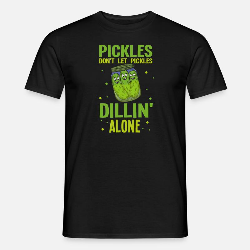 Funny Pickle - Männer T-Shirt - Schwarz
