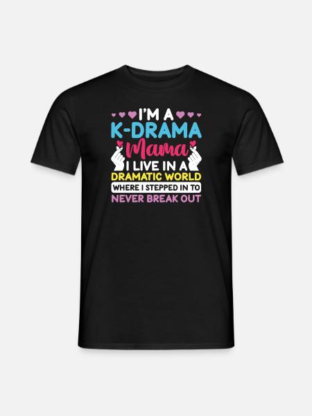 Kdrama Korean drama - Männer T-Shirt - Schwarz