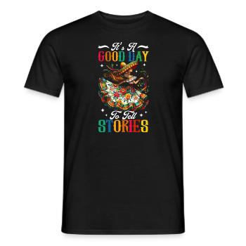 Folklorico Mom - Männer T-Shirt - Schwarz - Vorne - AI Model Male 178 light (178cm)