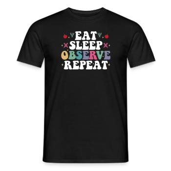Psychologue scolaire - T-shirt homme - noir - Devant - AI Model Male 178 light (178cm)