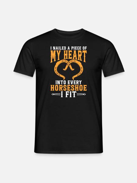 Farrier - Männer T-Shirt - Schwarz