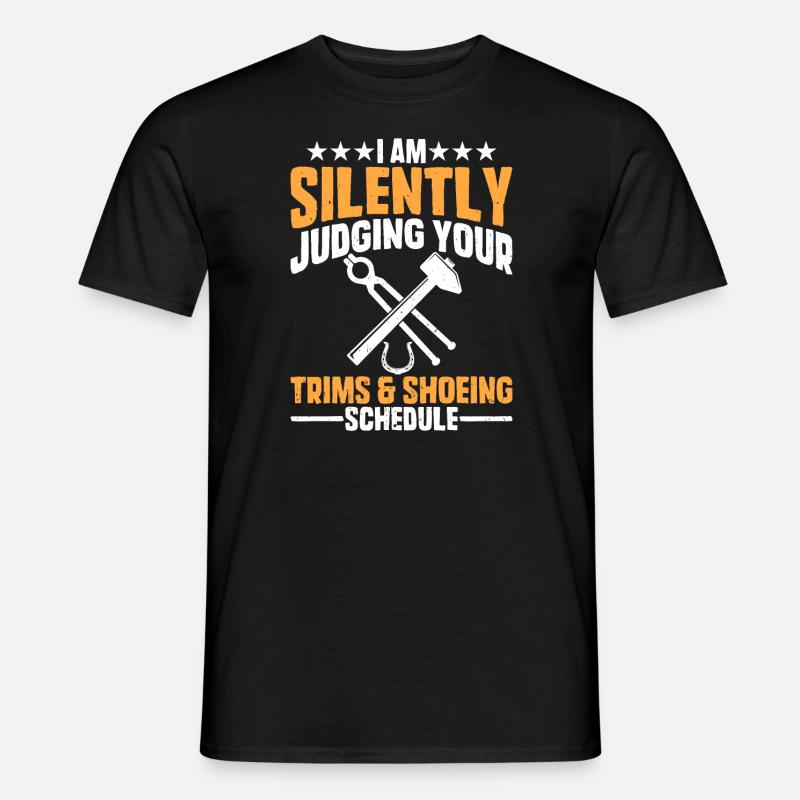 Farrier - Männer T-Shirt - Schwarz