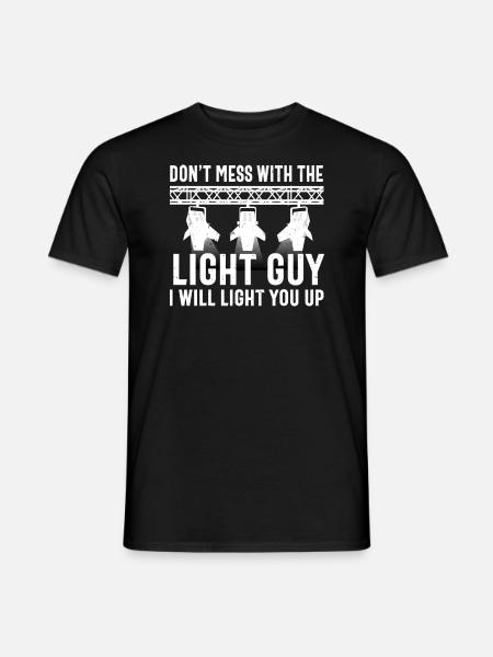Lighting Tech Light Guy - Männer T-Shirt - Schwarz