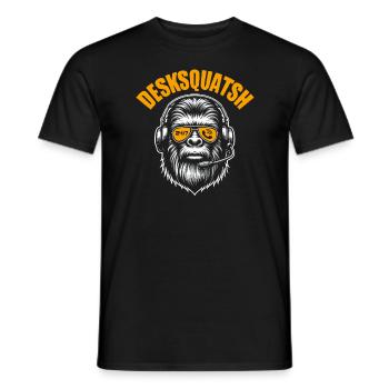 Help Desk Tech Support - Men's T-Shirt - black - Front - AI Model Male 178 light (178cm)