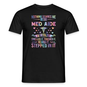 Medication Aide Med Aide - Männer T-Shirt - Schwarz - Vorne - AI Model Male 178 light (178cm)