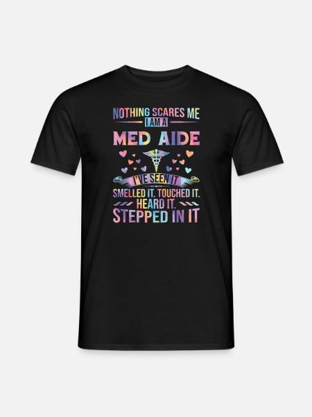 Medication Aide Med Aide - Männer T-Shirt - Schwarz