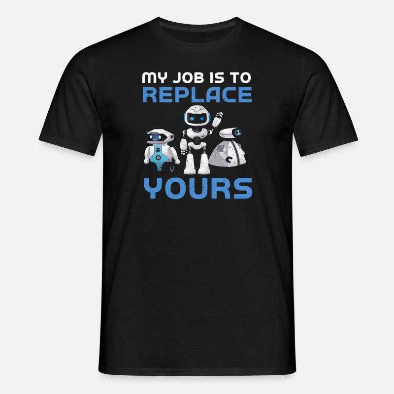 Robotic engineer robo week - Men's T-Shirt - black