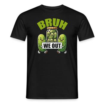 Funny Pickle - Männer T-Shirt - Schwarz - Vorne - AI Model Male 178 light (178cm)