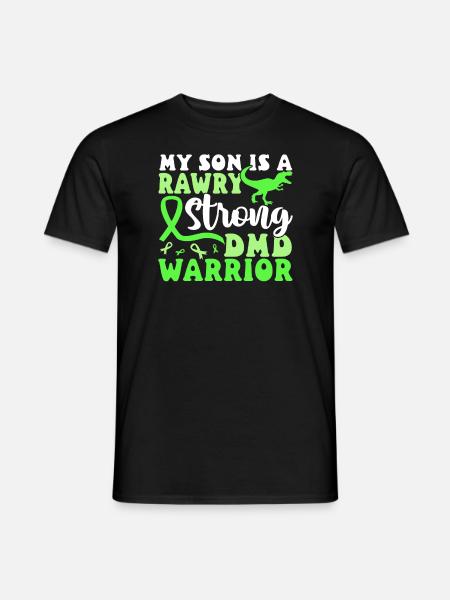 DMD Duchenne Muscular Dystrophy - Männer T-Shirt - Schwarz