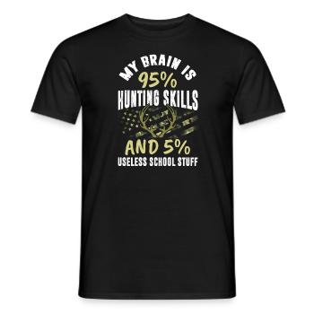 Hunting kid - Männer T-Shirt - Schwarz - Vorne - AI Model Male 178 light (178cm)