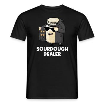 Sourdough baker sour dough bread starter - Männer T-Shirt - Schwarz - Vorne - AI Model Male 178 light (178cm)