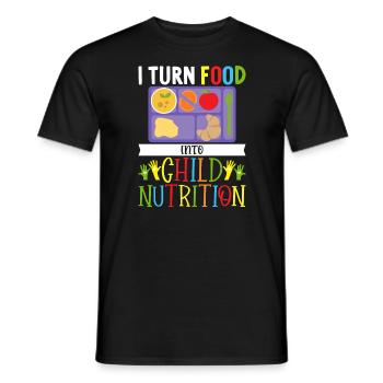 Lunch Lady Premier jour d’école - T-shirt homme - noir - Devant - AI Model Male 178 light (178cm)