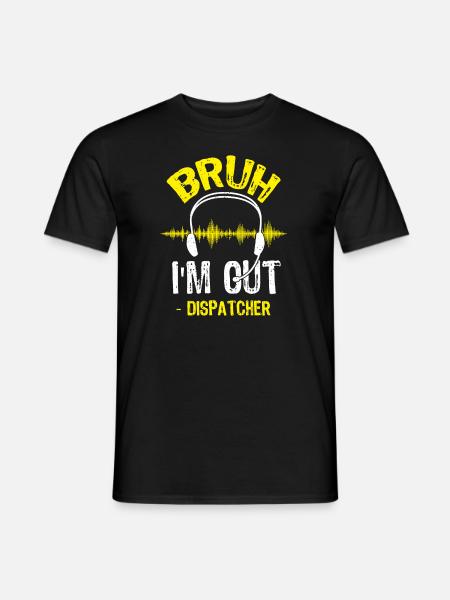 Dispatch Operator Dispatcher - Männer T-Shirt - Schwarz