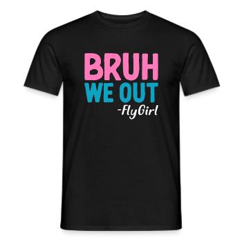 Fly Girl Stewardess Flight attendant - Männer T-Shirt - Schwarz - Vorne - AI Model Male 178 light (178cm)