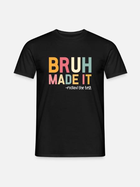 Testing Teacher Test Day - Männer T-Shirt - Schwarz