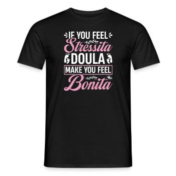 Doula Birth Worker Midwife - Männer T-Shirt - Schwarz - Vorne - AI Model Male 178 light (178cm)
