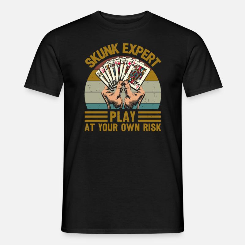 Cribbage - Männer T-Shirt - Schwarz