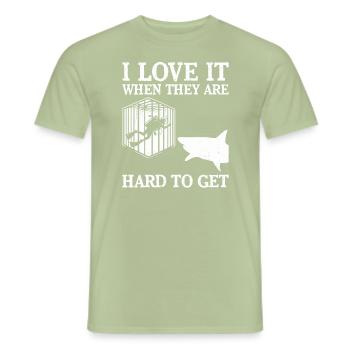 Marine biologist - Men's T-Shirt - sage - Front - AI Model Male 178 light (178cm)