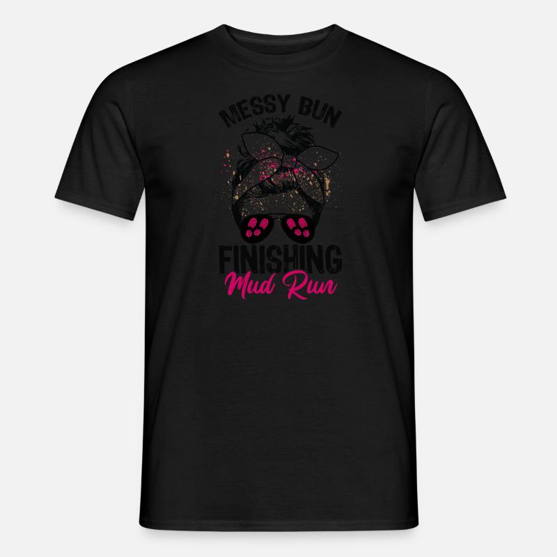 Mud Run Mudding Sistas Mudder - Männer T-Shirt - Schwarz