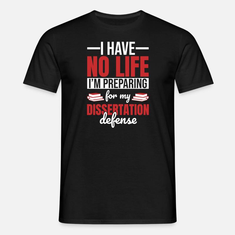 Dissertation student - Men's T-Shirt - black