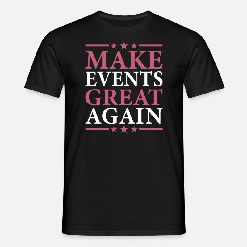 Event Planner - Männer T-Shirt - Schwarz