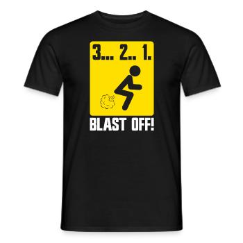 Farting tee for Farter - Männer T-Shirt - Schwarz - Vorne - AI Model Male 178 light (178cm)