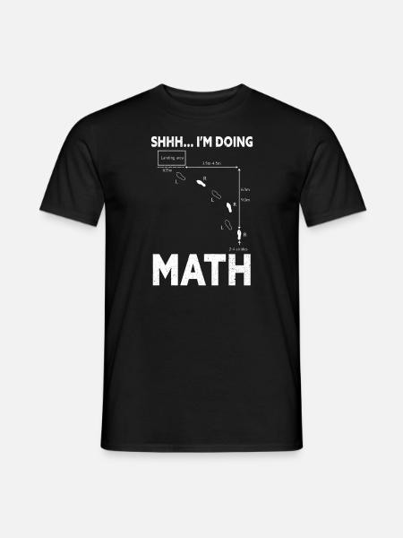 High jump jumping - Men's T-Shirt - black