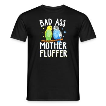 Perruche maman perruche - T-shirt homme - noir - Devant - AI Model Male 178 light (178cm)