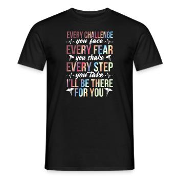 DSP Soutien direct Infirmière DSP professionnelle - T-shirt homme - noir - Devant - AI Model Male 178 light (178cm)