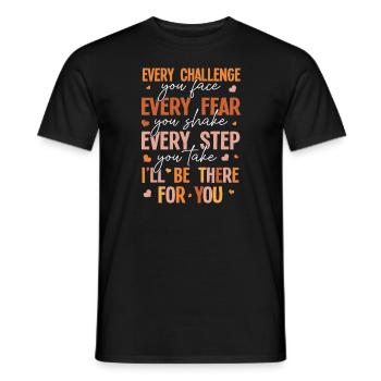Social worker - Men's T-Shirt - black - Front - AI Model Male 178 light (178cm)