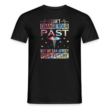DSP Soutien direct Infirmière DSP professionnelle - T-shirt homme - noir - Devant - AI Model Male 178 light (178cm)