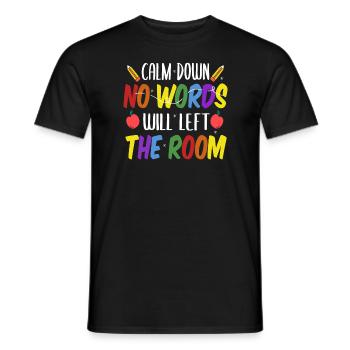 Psychologue scolaire - T-shirt homme - noir - Devant - AI Model Male 178 light (178cm)