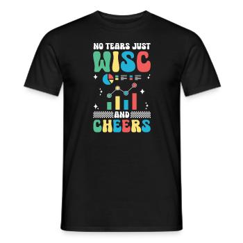 Psychologue scolaire - T-shirt homme - noir - Devant - AI Model Male 178 light (178cm)