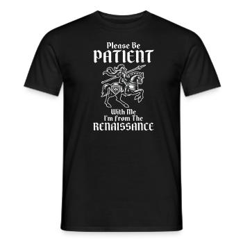 Ren Faire Funny Renaissance Festival - T-shirt homme - noir - Devant - AI Model Male 178 light (178cm)