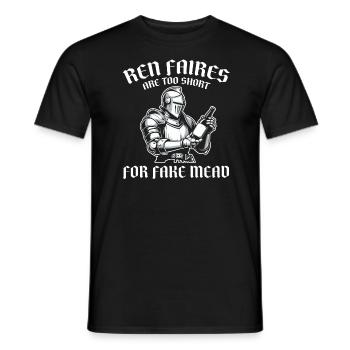 Ren Faire Funny Renaissance Festival - T-shirt homme - noir - Devant - AI Model Male 178 light (178cm)