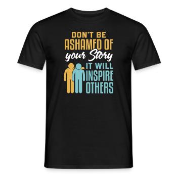 Peer Support Specialist PSS - Männer T-Shirt - Schwarz - Vorne - AI Model Male 178 light (178cm)
