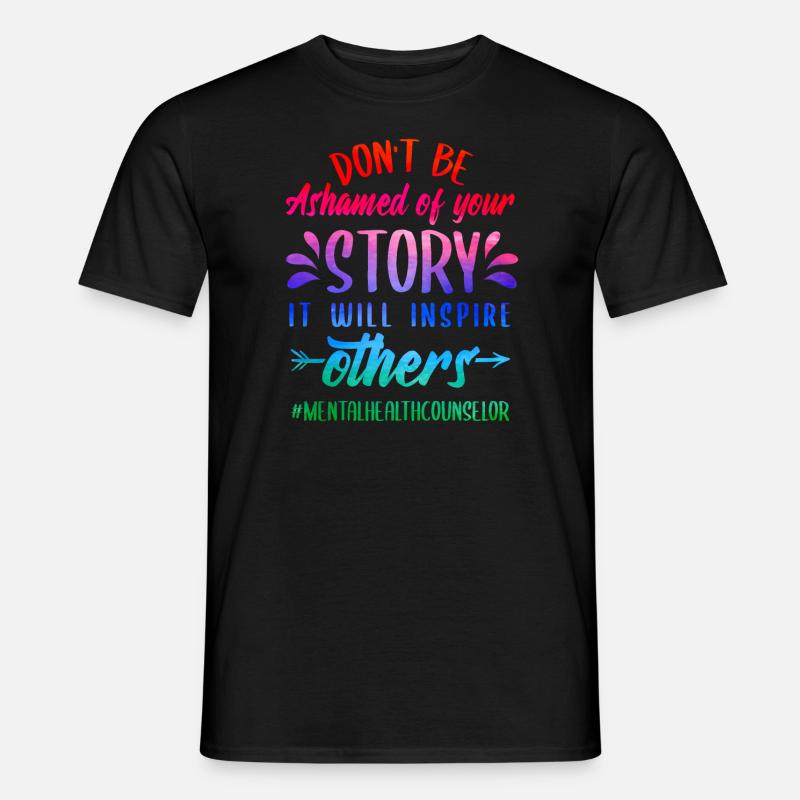 Mental sundhed rådgiver - Mænd T-shirt - sort