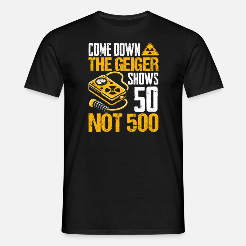 Nuclear engineering engineer - Men's T-Shirt - black