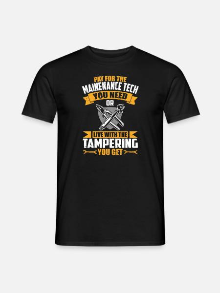 Maintenance tech - Men's T-Shirt - black