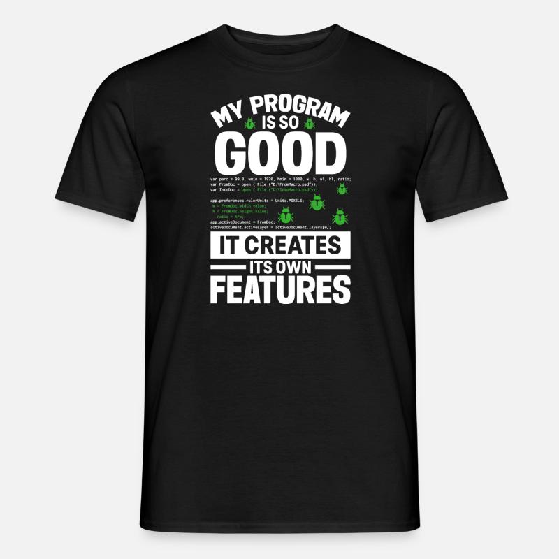 Computer Programmer Computer Programming - Männer T-Shirt - Schwarz